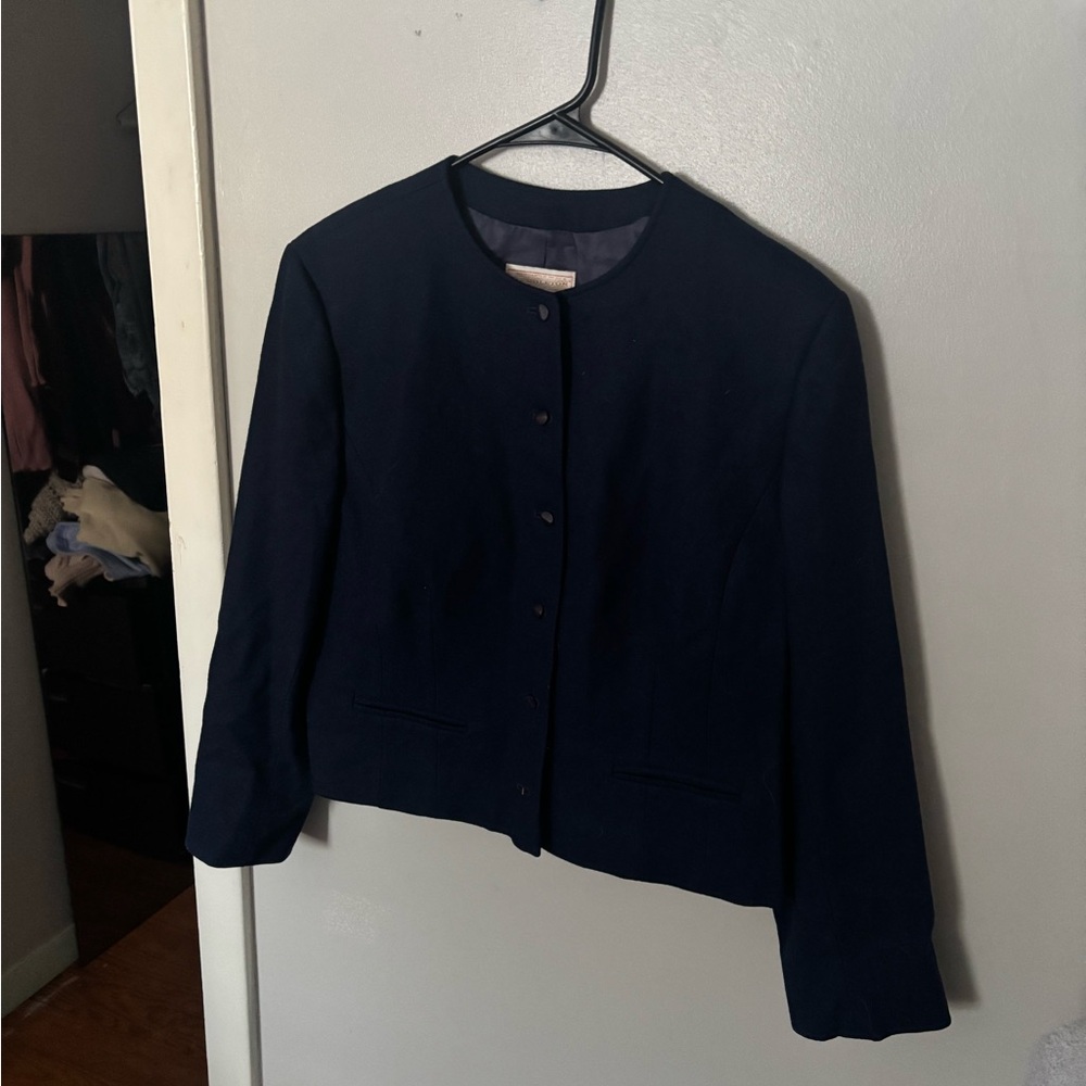 Pendleton Classic Navy Wool Blazer - image 6